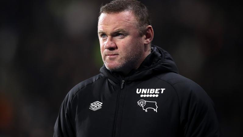 Derby County's Wayne Rooney