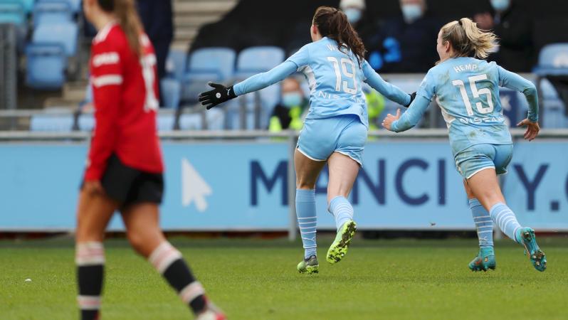 Caroline Weir Manchester derby goals