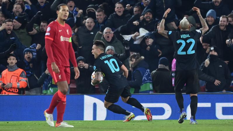 Lautaro Martinez goal vs Liverpool