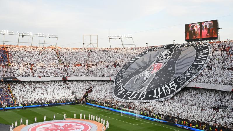 Eintracht Frankfurt tifo
