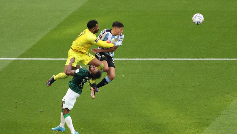 Yasser Al-Shahrani injury vs. Argentina