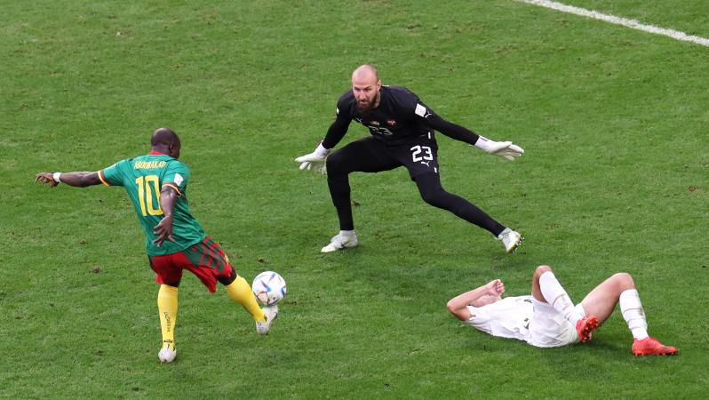 Vincent Aboubakar humiliates defender and keeper with stunning goal