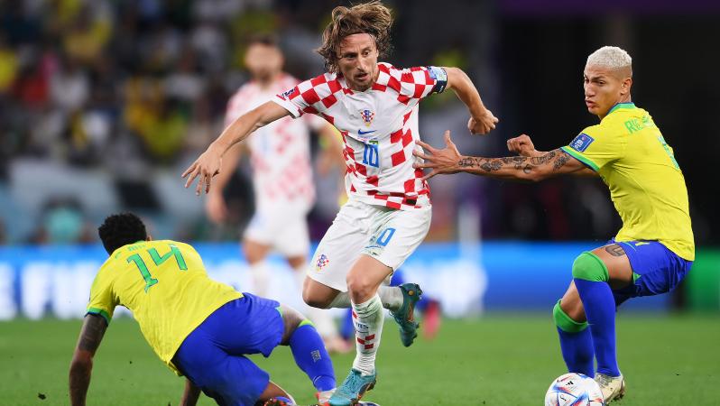 Luka Modric vs Brazil