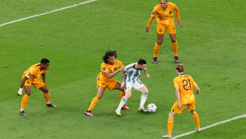 Messi assist vs Netherlands