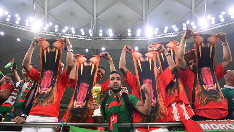 Morocco fans at World Cup