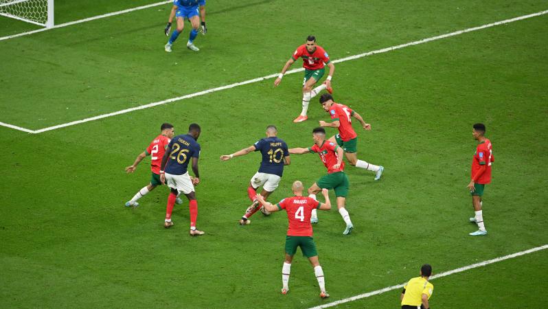 Mbappé vs Marruecos