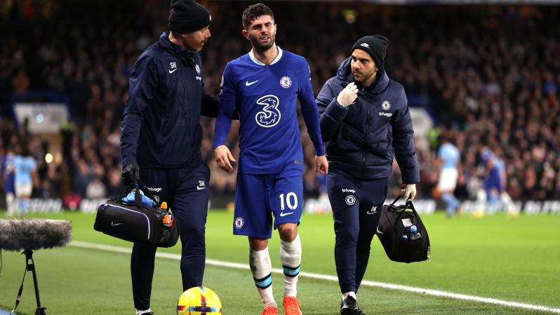 Christian Pulisic Injury vs. Manchester City