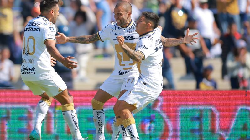 Asistencia de Dani Alves vs Juárez