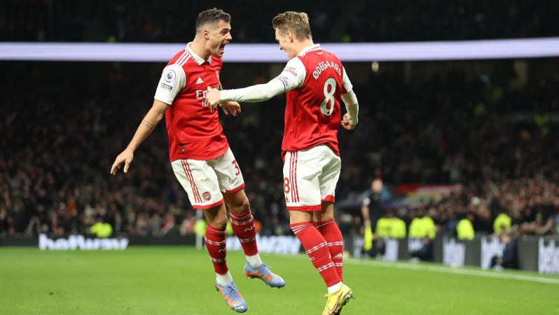 Martin Odegaard goal vs Spurs