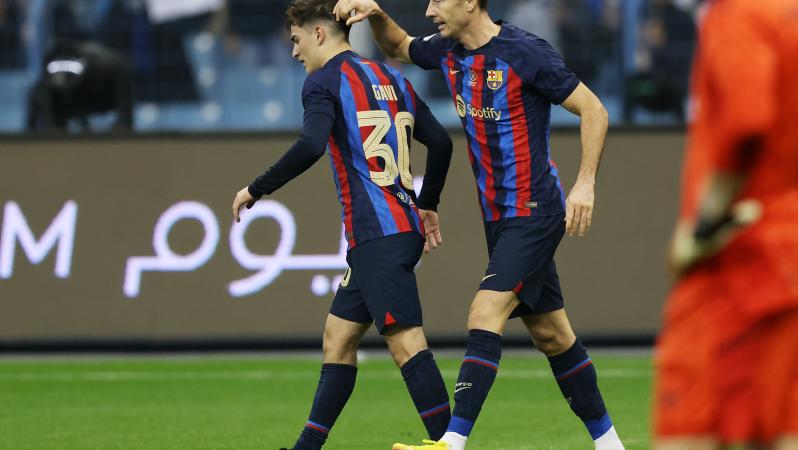 Gavi vs Real Madrid Supercopa