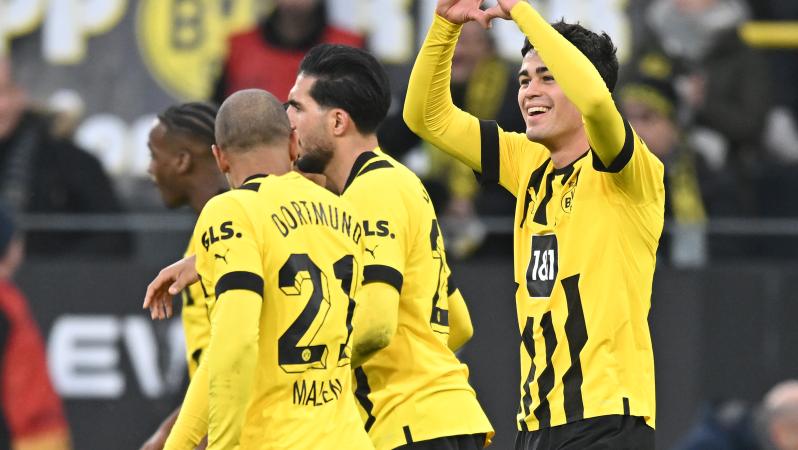 Gio Reyna Goal vs Freiburg Celebration