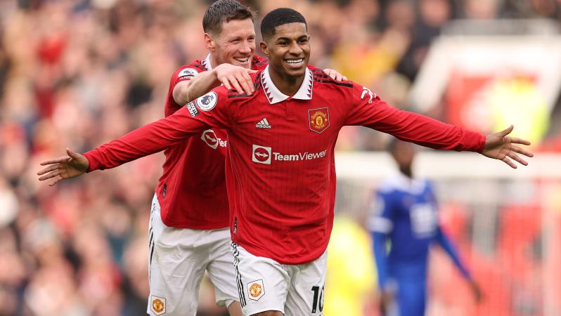 Marcus Rashford vs Leicester