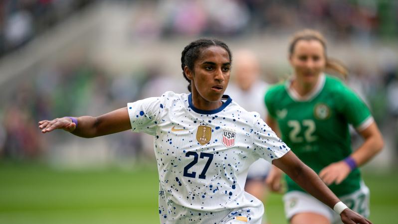 United States defender Naomi Girma