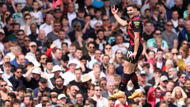 Manchester City's Julián Álvarez