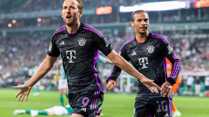 Harry Kane first Bayern goal