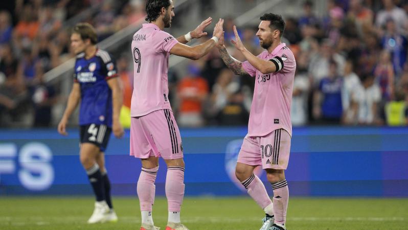 Messi assist vs Cincinnati