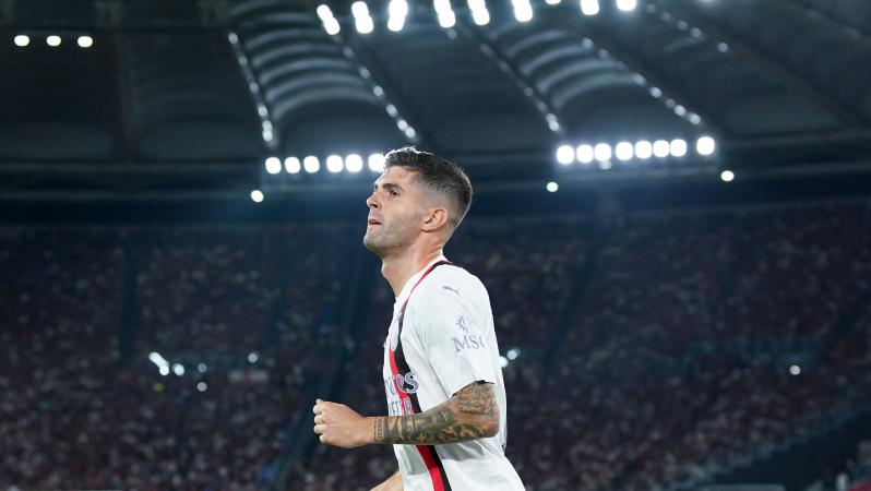 Christian Pulisic vs Roma