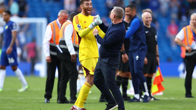 Matt Turner clean sheet celebrations