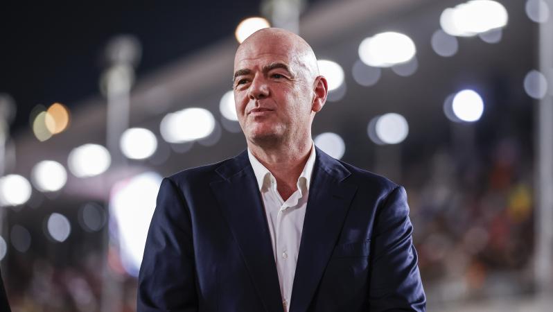 Gianni Infantino at Formula 1 Qatar Grand Prix