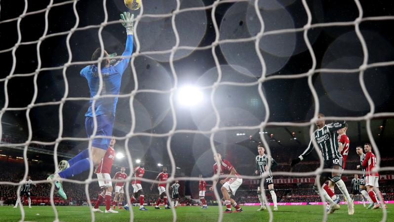 Matt Turner save vs Manchester United