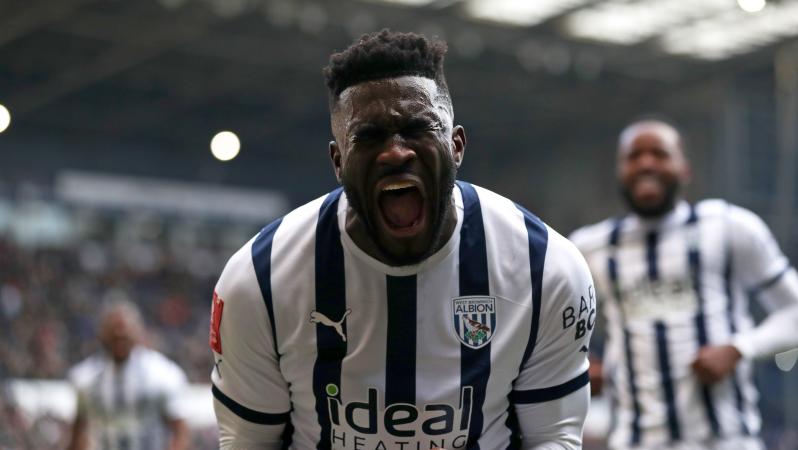 Daryl Dike scores for West Brom in FA Cup