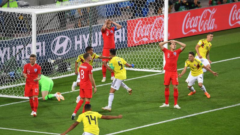 Yerry Mina goal vs England