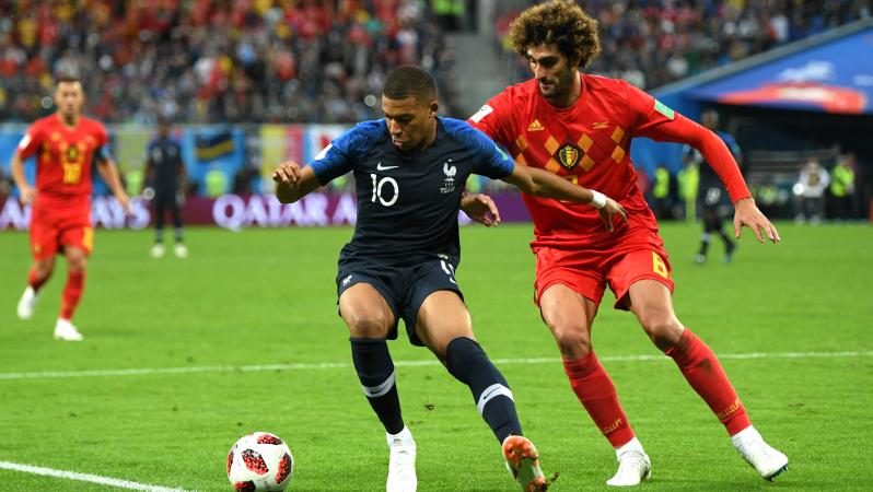 Kylian Mbappe skill vs Belgium