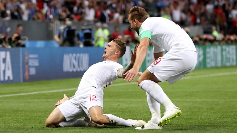 Kieran Trippier free kick vs Croatia