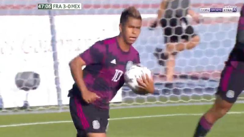 Gol de Efraín Álvarez México vs Francia