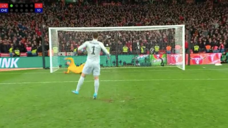 EFL Cup final: Kepa miss