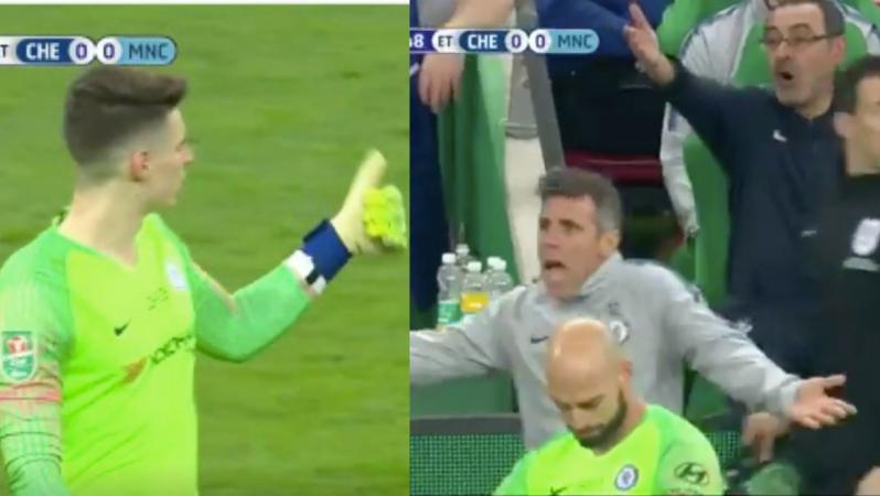 Kepa refuses sub
