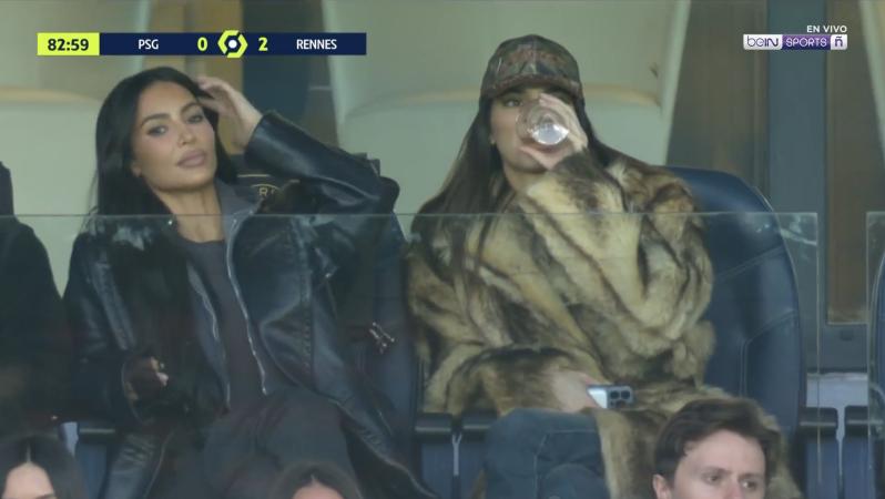Kim Kardashian at PSG match