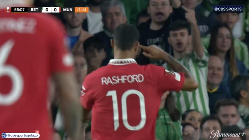 Marcus Rashford goal vs Real Betis