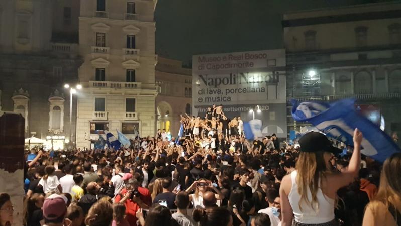 Naples celebrates Coppa Italia triumph