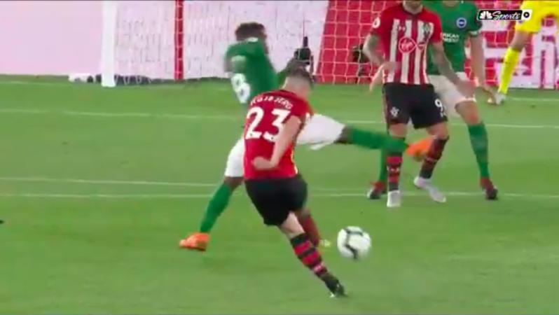 Pierre-Emile Hojbjerg goal vs Brighton