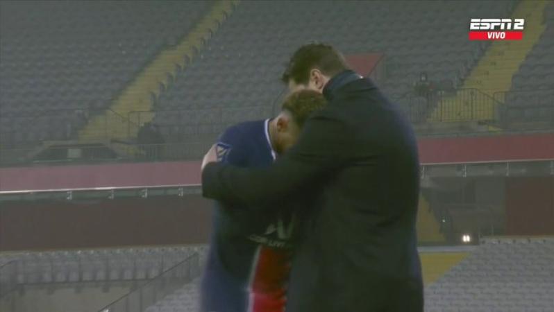 Mauricio Pochettino and Neymar