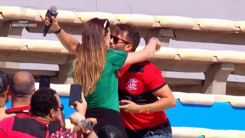 Propuesta de matrimonio Copa Libertadores