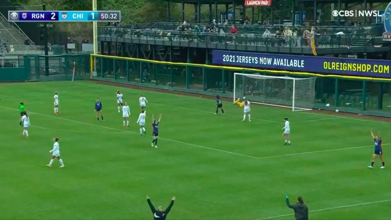 First Rose Lavelle OL Reign goal