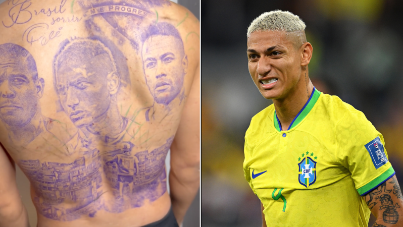 Richarlison gets tattoo of himself