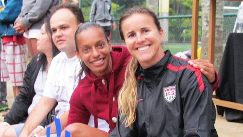 Brandi Chastain plaque