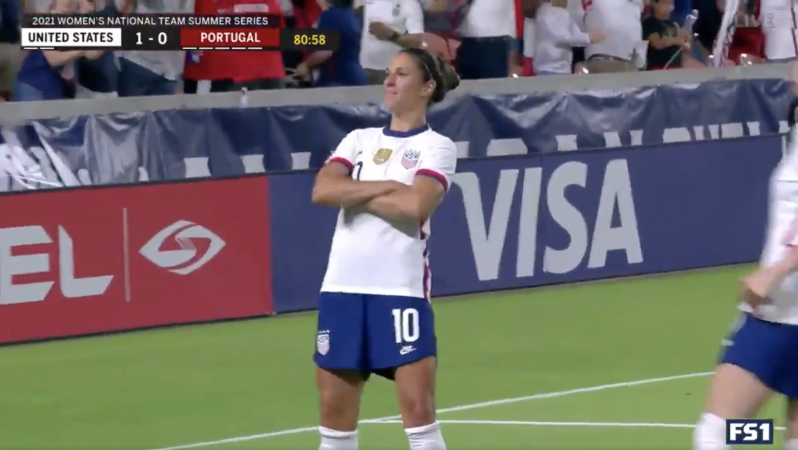 Carli Lloyd Celebration Vs. Portugal