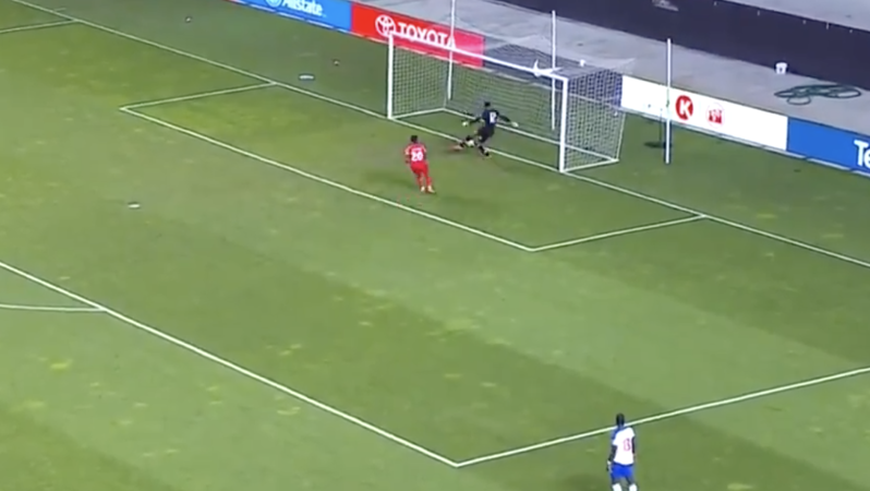Haiti Own Goal Vs Canada