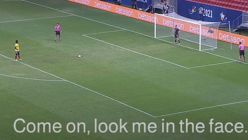 Emi Martinez Trash Talk Translated vs Colombia