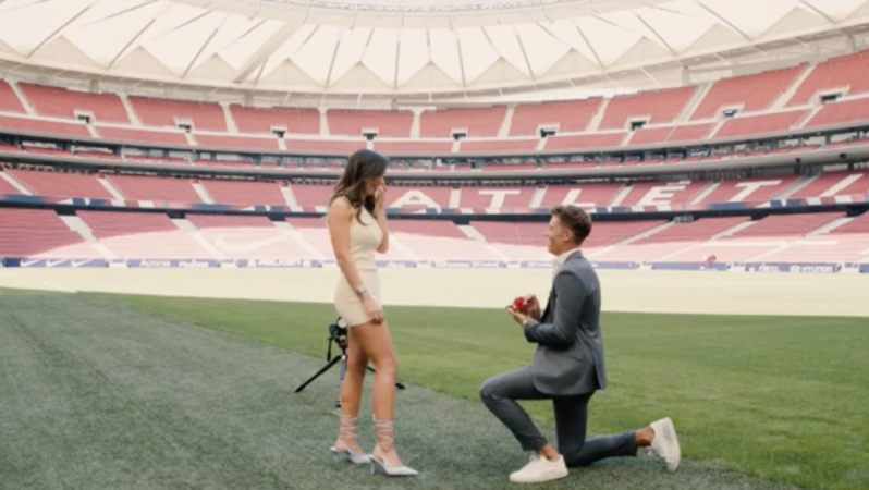 Marcos Llorente Marriage Proposal 