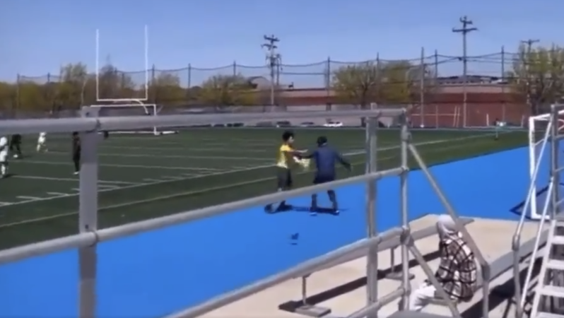 Quebec Soccer Referee Gets Attacked