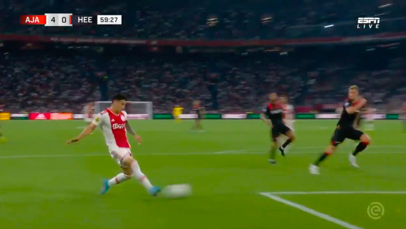 Jorge Sánchez assist vs. Heerenveen