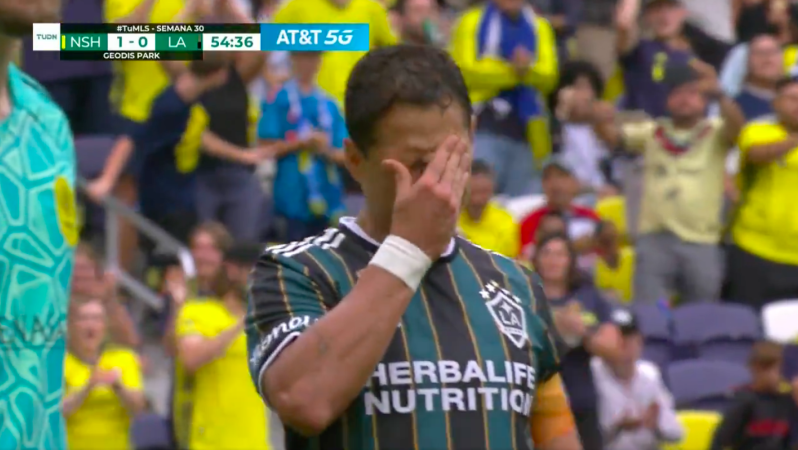 Javier Hernández misses penalty vs. Nashville SC