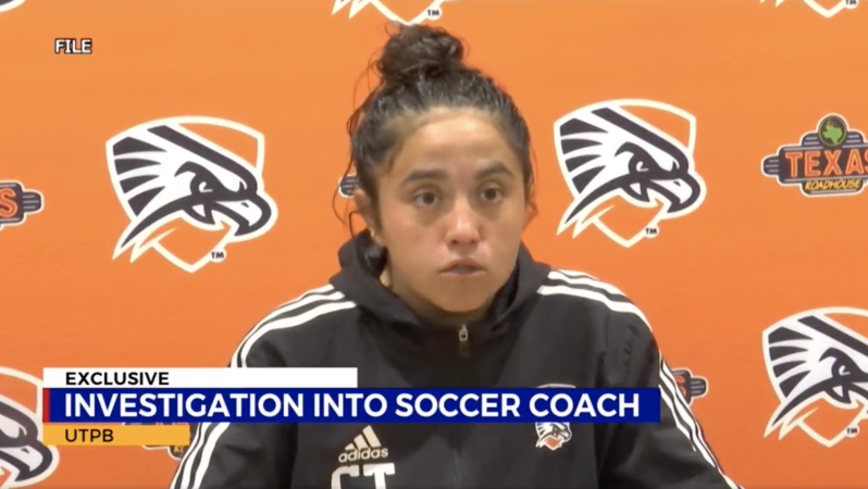 UTPB Soccer Coach Carla Tejas
