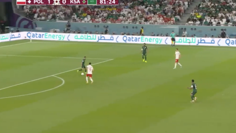 First Robert Lewandowski World Cup Goal