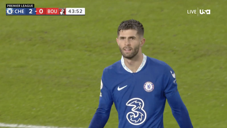 Christian Pulisic vs Bournemouth 